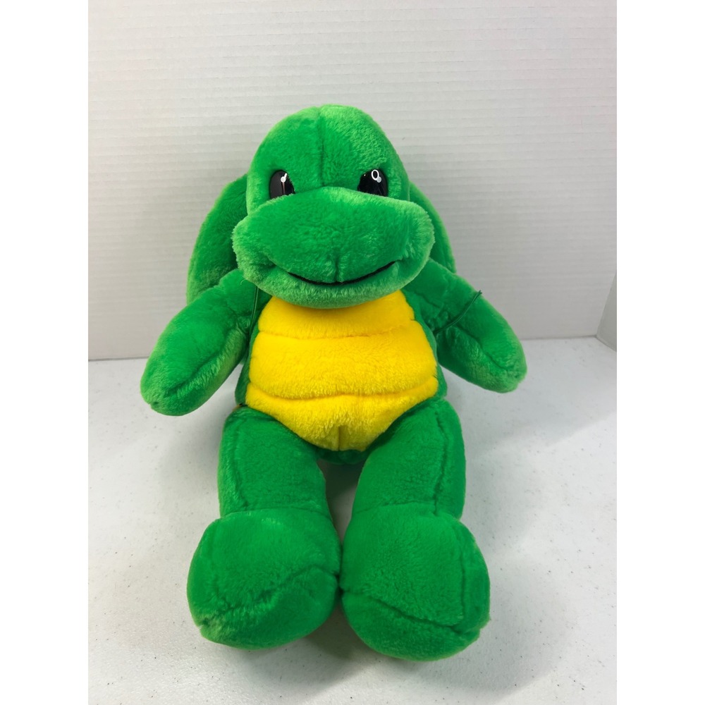 Build-A-Bear Workshop Green Sea Turtle Plush with Removable Zipper Shell Pouch - Picture 1 of 10